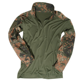 Camicia tattica Miltec Tactical Shirt with a Collar Flecktarn — Flecktarn