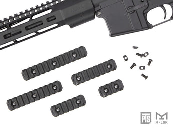 PTS Enhanced Rail Section ( Black / M-LOK / 5 Slots )-PTS-