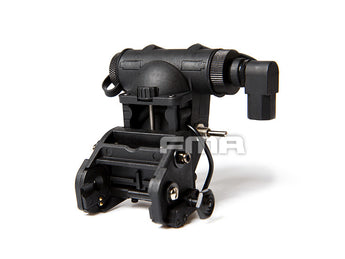 FMA AVS-9 Aviator's NVS Mount with Battery Case, Plastic - Black-FMA-