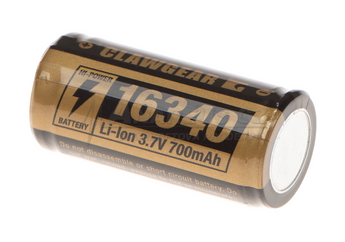 Batteria CR123A/16340 Clawgear 3.7V 700mAh