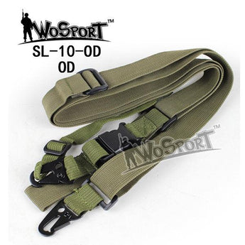 Cinghia Wosport 3 Point Sling — Verde OD-Wosport-