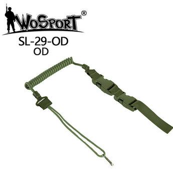 Cinghia da pistola Wosport SL29 elastica — Verde OD-Wosport-