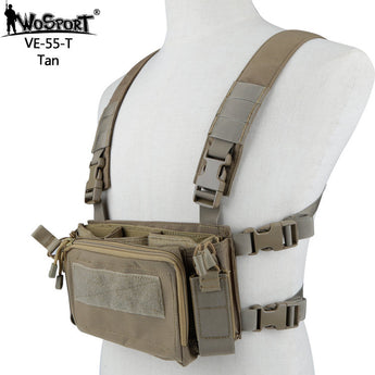 Chest rig Wosport D3CRM Micro — TAN-Wosport-
