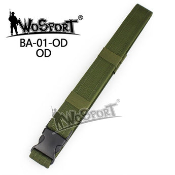 Cinturone Wosport BA01 Ordinary Buckle Belt — Verde OD-Wosport-