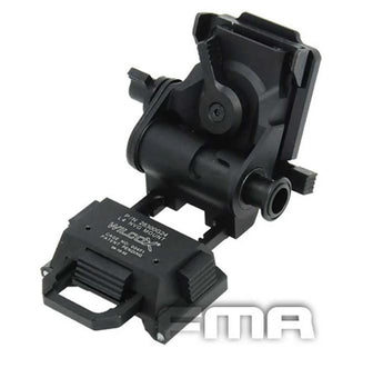 Attacco elmetto FMA CNC L4G24 per visore notturno PVS-15 / PVS-18 — Nero-FMA-