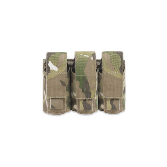 WAS Triple 40mm MOLLE Grenade Pouch - MultiCam(R)-Warrior Assault Systems-