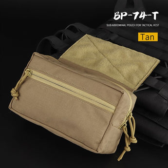 WST Abdominal Fanny Pack with Velcro Mount - Tan-Wosport-