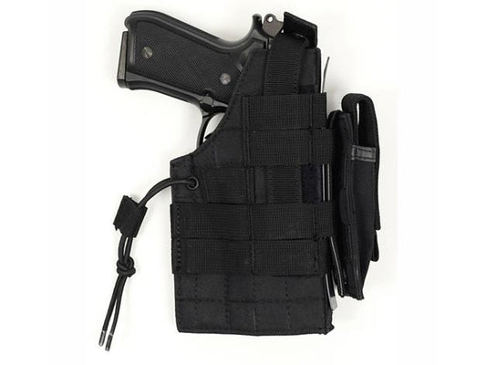 MOLLE pistol holster sided - BLACK