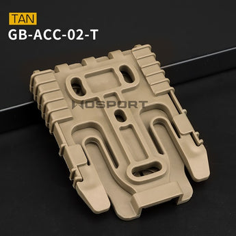 WST Quick Locking System Kit for QLS Holsters - Tan-Wosport-