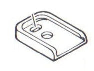 Floor plate, magazine, WE G-Series, pt. nr. 67-WE-