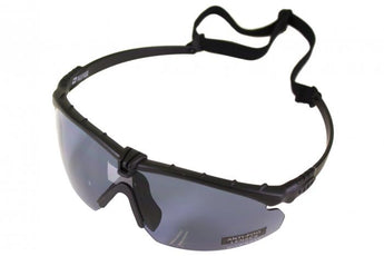 Nuprol Glasses BATTLE PRO'S - Black Frame / Smoked Lense w/Insert-Nuprol-