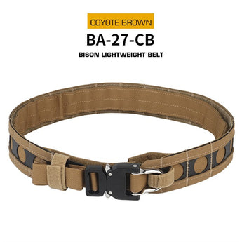 Cinturone Wosport BISON Lightweight MOLLE Belt — Coyote-Wosport-