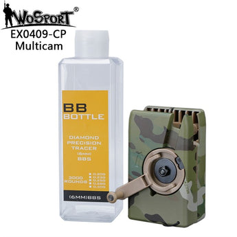 WST Lever Bottle Speedloader, 500 plus 2500 BBs - MC-Wosport-