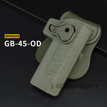 Fondina Wosport Hi-Capa da cintura mano destra — Verde OD-Wosport-