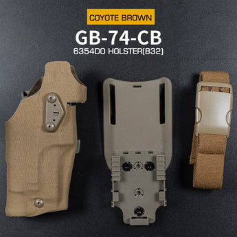 Fondina Wosport 6354 DO per Glock 17 con torcia X300 — Coyote-Wosport-