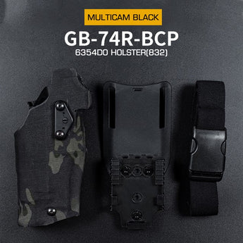 Fondina Wosport 6354 DO Glock 17 con X300 — Nero MC Black-Wosport-