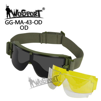 ATF X800 Goggles - Olive Green-Wosport-