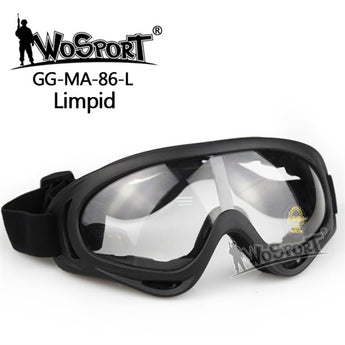 Antiglare Goggles MA-86, Black - Clear-Wosport-