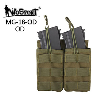 Tasca portacaricatori Wosport G36 doppia MOLLE — Olive Drab-Wosport-