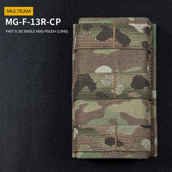 Tasca portacaricatori Wosport FAST Single 5.56 Long — Multicam-Wosport-