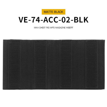 MK4 Chest Rig MP5 Magazine Insert - Black-Wosport-