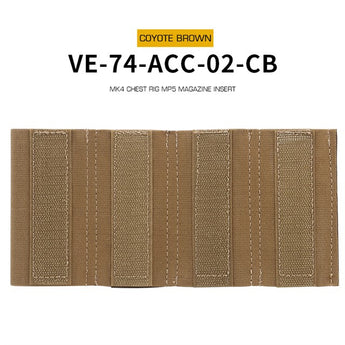 Tasca portacaricatori Wosport MK4 Chest Rig MP5 Magazine Insert — Coyote-Wosport-