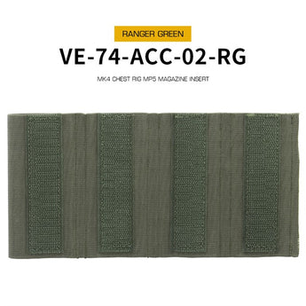Tasca portacaricatori Wosport MK4 Chest Rig MP5 Magazine Insert — Ranger Green-Wosport-