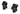 Tri-Side Rail 25.4mm / 30mm Mount Rings - Black-Aim-O-