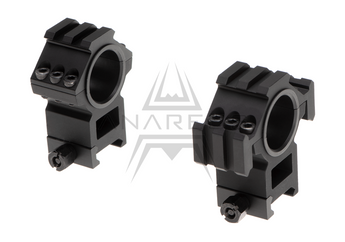 Anelli Aim-O Tri-Side Rail 25,4/30 mm — Nero-Aim-O-