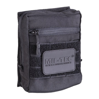 Tasca utility Miltec Multi-Purpose con attacco Velcro — Nero