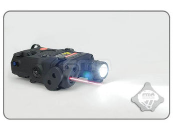 FMA AN/PEQ15 LA-5 Upgrade Version (LED Flashlight, Red / IR Laser) - Black-FMA-