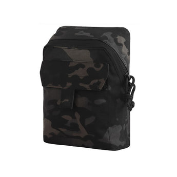 Tasca utility Wosport GP Multifunctional MOLLE with Zipper — MC Black-Wosport-