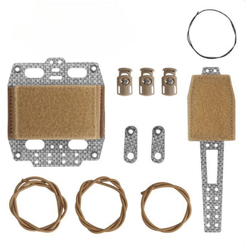 WST NVG Battery Helmet Pouch, Velcro Mount - Coyote-Wosport-