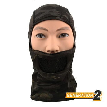 Passamontagna CYGNUS ARMORY Fullface Warrior Gen2 — MC Black-CYGNUS ARMORY-
