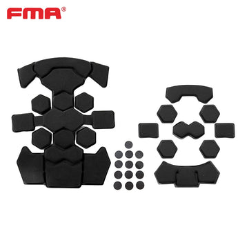 FMA Yunlin Dual Layer Memory Foam Helmet Pad Kit - Black-FMA-