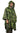 KMCS Poncho - Green-Kicking Mustang-