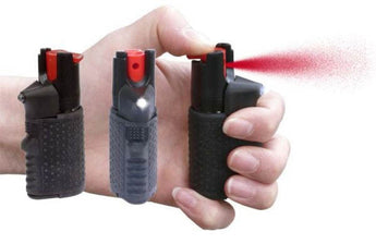 Spray al peperoncino ESP Hurricane Flashlight 15 ml — Nero