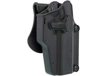 AMOMAX Universal Pistol Holster Per-Fit(TM), Right Hand - Black-AMOMAX-