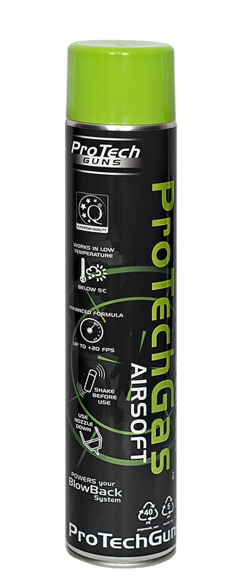 Gas verde ProTech Guns Smart Gas 750 ml — Nero