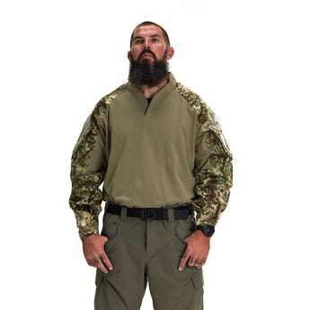 Combat shirt KRYPTEK Rugby Long Sleeve — Kryptek Obskura Transitional
