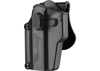 AMOMAX Universal Pistol Holster Per-Fit(TM), Left Hand - Black-AMOMAX-