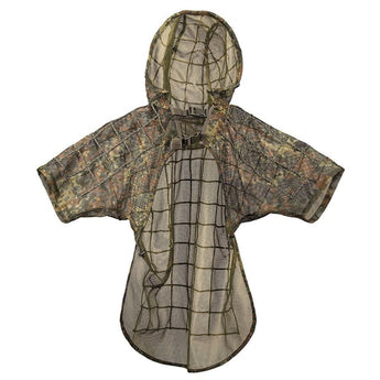 Cappuccio ghillie Miltec Disguise Camouflage Sniper Hood — Flecktarn