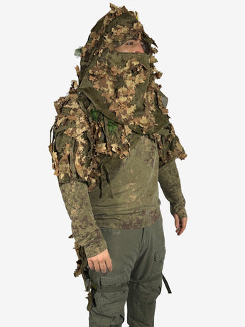 KMCS Python Ghillie Cloak - Next-Gen Brown-Kicking Mustang-