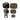 Set tasche utility MOLLE Miltec con rete, 3 pezzi — Verde