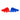 Brassard identificativo 101INC Team Armband Tapes — Blue / Red
