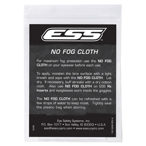 Panno anti-appannamento ESS No Fog Cleaning Cloth — Nero-ESS-
