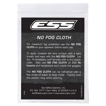 ESS NO FOG Cleaning Cloth for Glasses - Black-ESS-