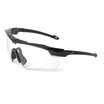 ESS Shooting Glasses CROSSBOW SUPPRESSOR ONE, Clear Lens - Black-ESS-