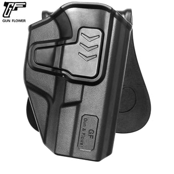 Fondina OWB Gun Flower Glock Compact (19/23/32) Mancina Destra — Nero