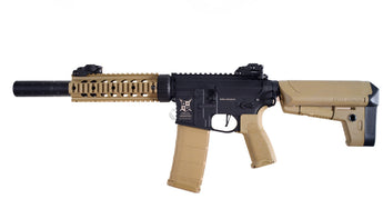 Delta Armory M4 / AR15 SilentOps RIS 7" CHARLIE – Black / Tan-Delta Armory-